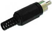 Actual product image Velleman Rca Plug Male Black