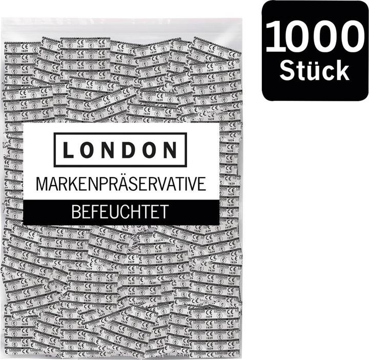 Produktbild London Q600 Extra Feucht Kondome – 1000 Stück (1000 Stk.)