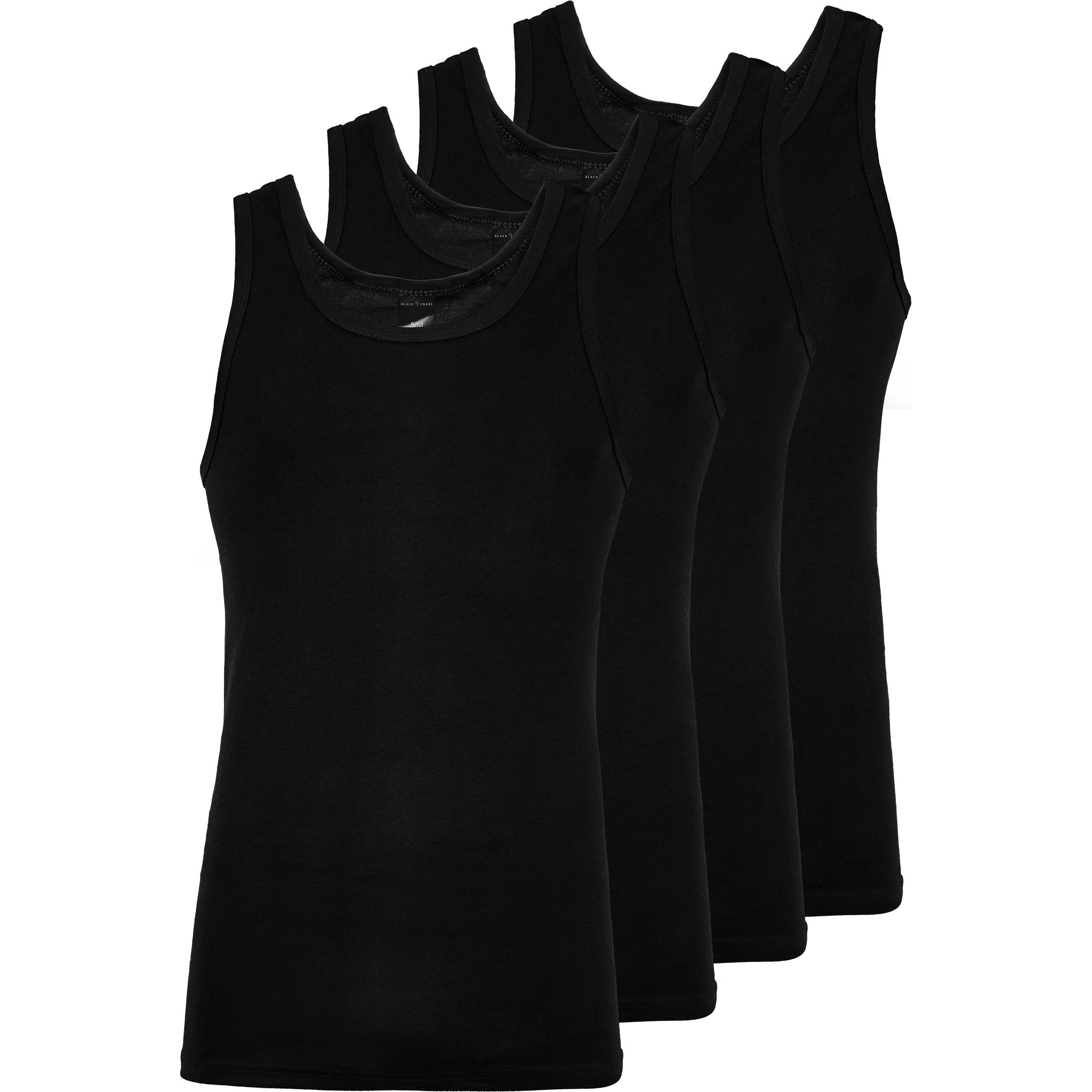 Black Snake, Herren, Shirt, classic 4 pack, Schwarz, (M)