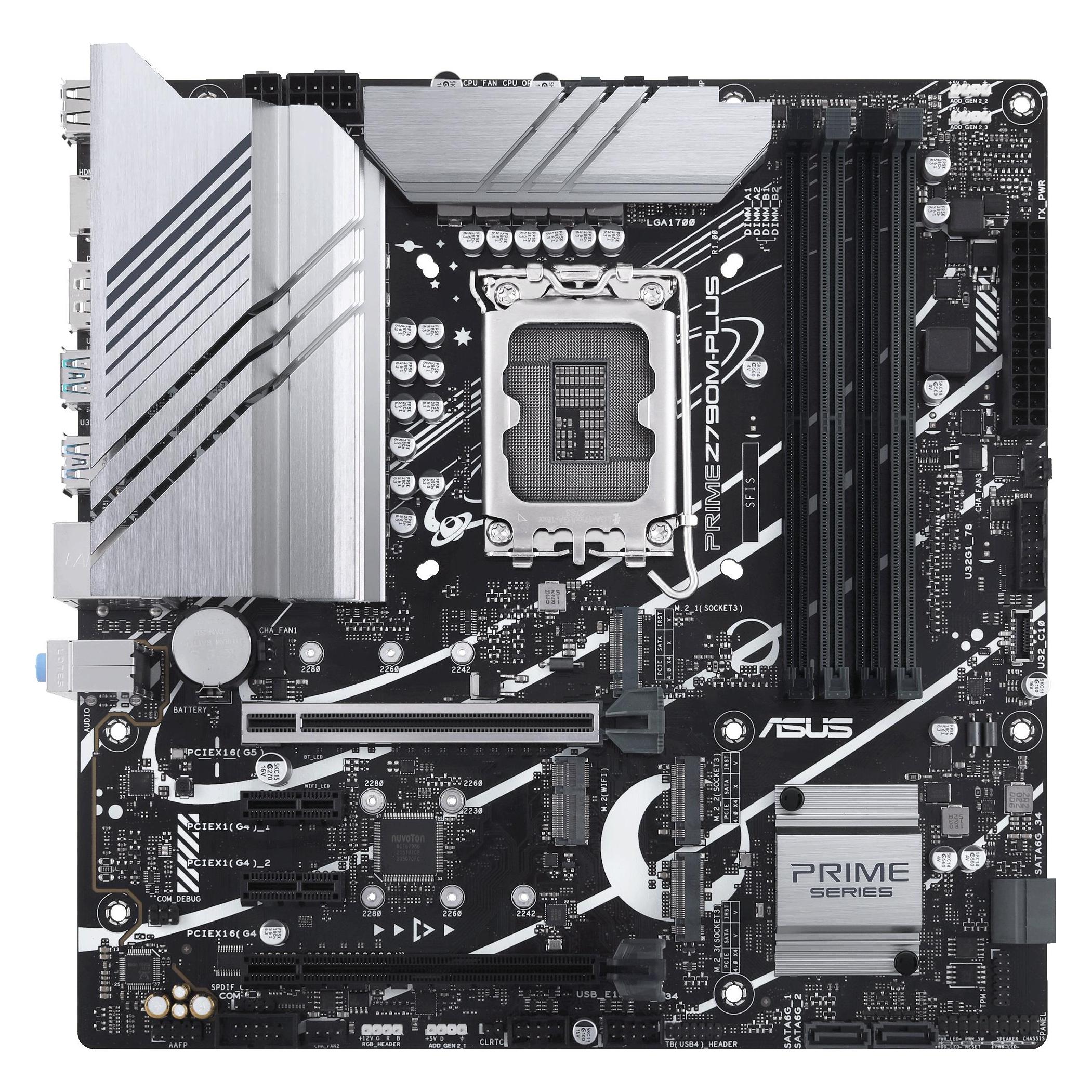 ASUS PRIME Z790M-PLUS (LGA 1700, Intel Z790, mATX), Mainboard