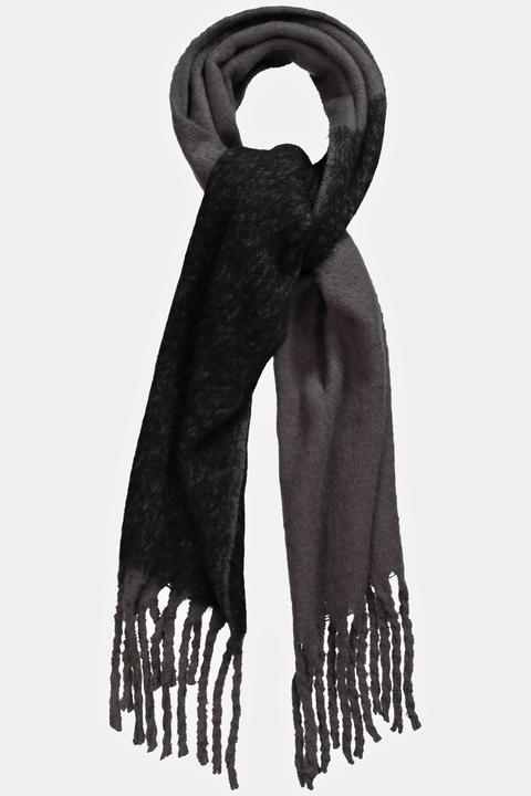 Immagine prodotto Ulla Popken Sciarpa morbida in bouclé a righe con frange