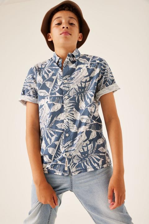 Produktbild Garcia Hemd Beach Blau (128, 134)