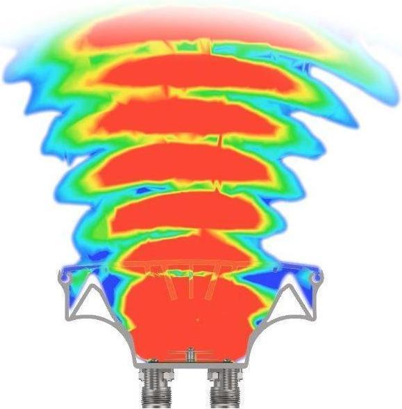 Immagine prodotto Mimosa B-100-00084(N5-45X4) - Antenna N5-45x4 a settore inclinato a 45°, 22dBi, presa N 4x - Bazar (5G)