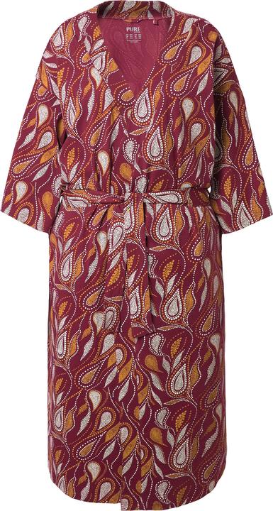 Produktbild Ulla Popken Bademantel, Paisley, Kimono-Form, 3/4-Arm (58)