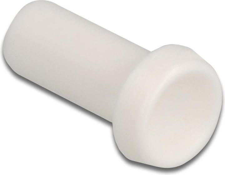 Image du produit Delock Capuchon anti-poussière pour fibre optique pour connecteur avec douille de 2,50 mm 10 pièces blanc (Module aveugle)