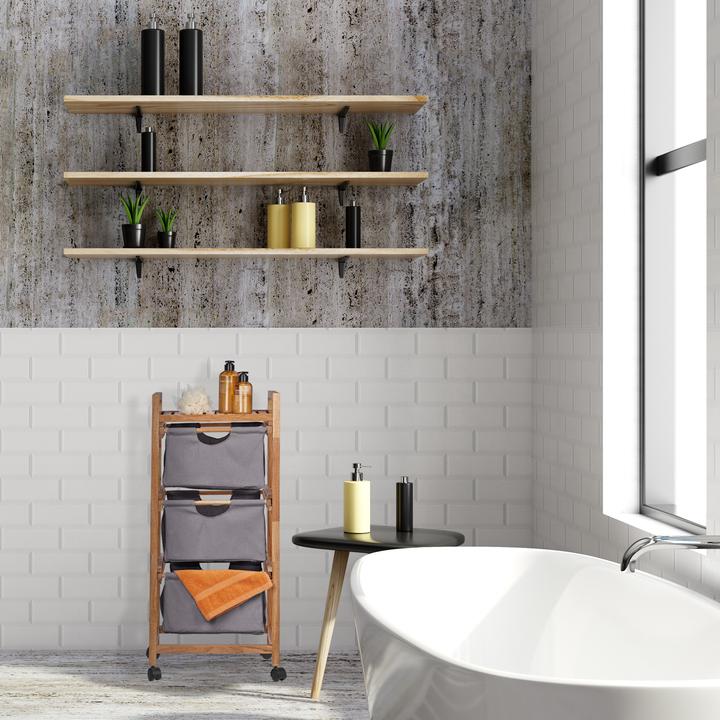 Produktbild Relaxdays Badregal (43.5 x 33.5 x 96 cm)
