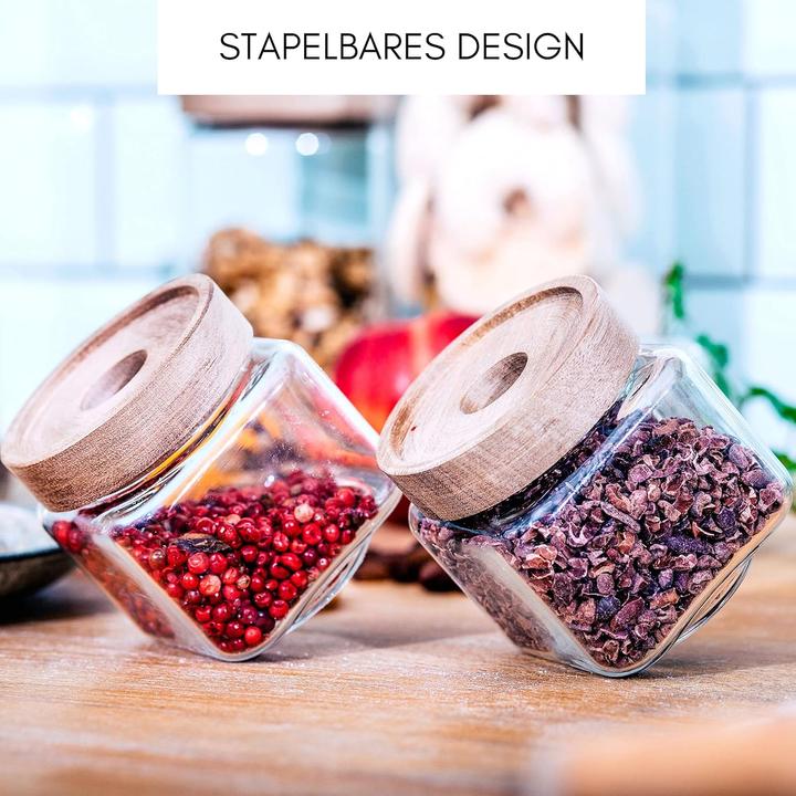 Produktbild Econovo Gewürzgläser-Set (0.22 l)