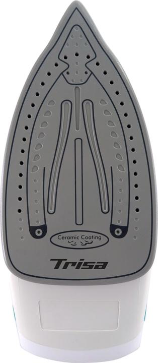 Immagine prodotto Trisa Classic Steam i5521 Ferro da Stiro a Vapore Suola in Ceramica Turchese (2000 W, 30 g/min)