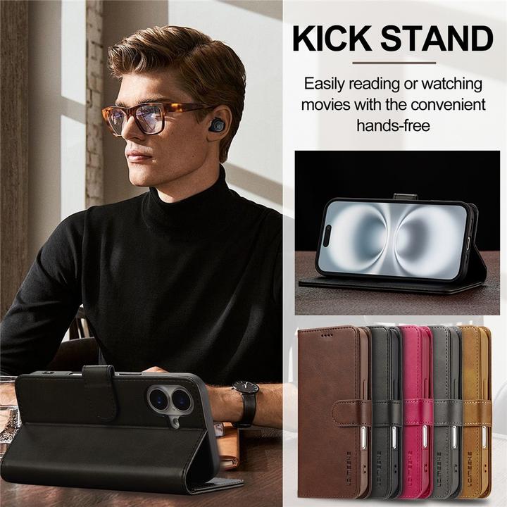 Produktbild Ueli Express Leder Buch Etui Tasche mit Kartenfach (Apple iPhone 17)