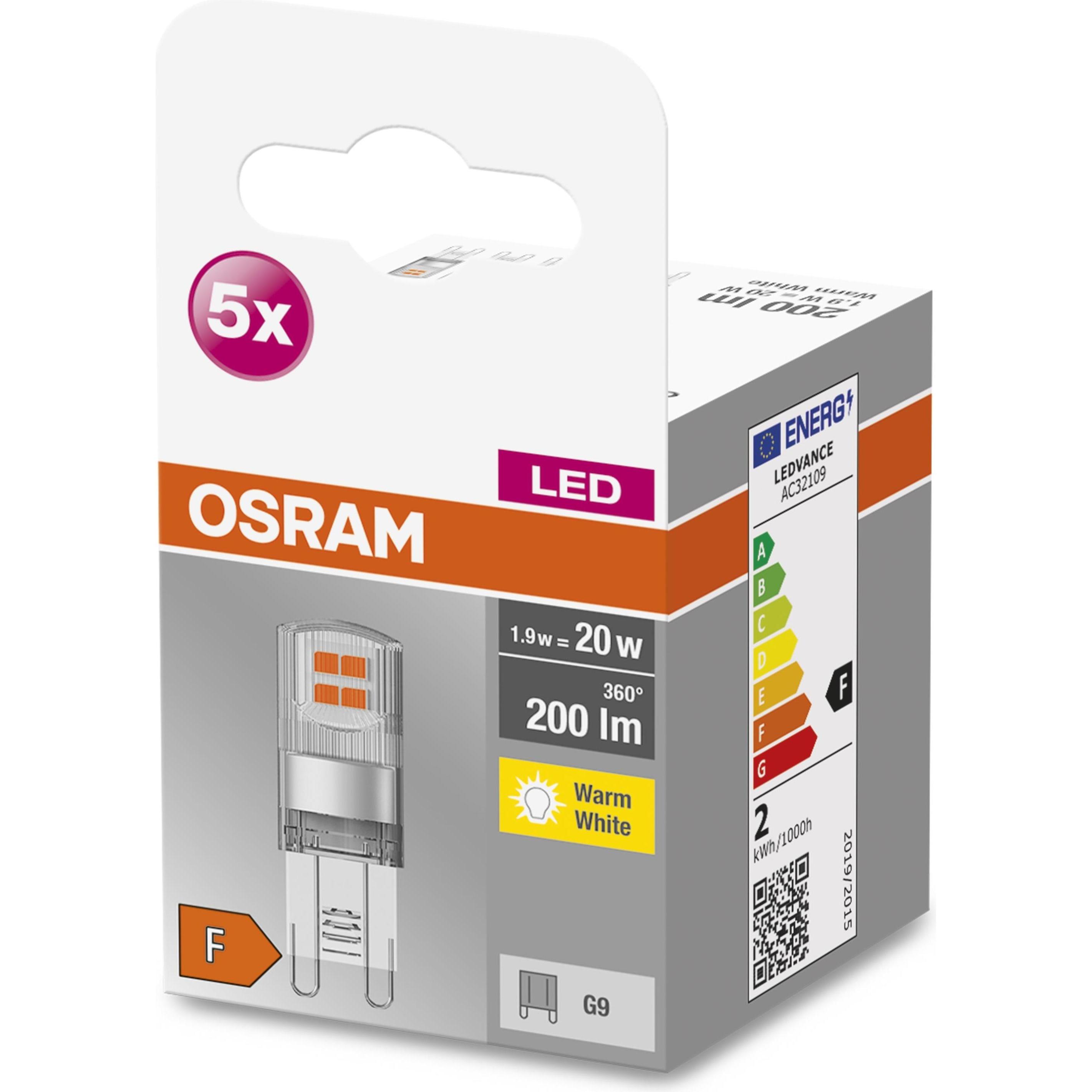 Thumbnail - Osram, Leuchtmittel, Led Base Pin G9 (G9, 1.90 W, 200 lm, 1 x, F)