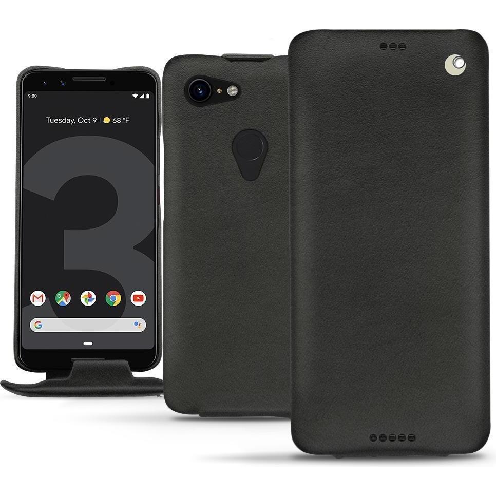 Noreve Lederschutzhülle vertikal (Google Pixel 3 XL), Smartphone Hülle, Schwarz