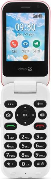 Actual product image Doro 7080 red-white (2.80")