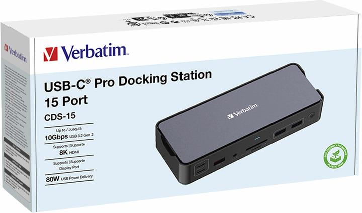 Actual product image Verbatim Pro CDS-15 (USB-C, 15 ports)