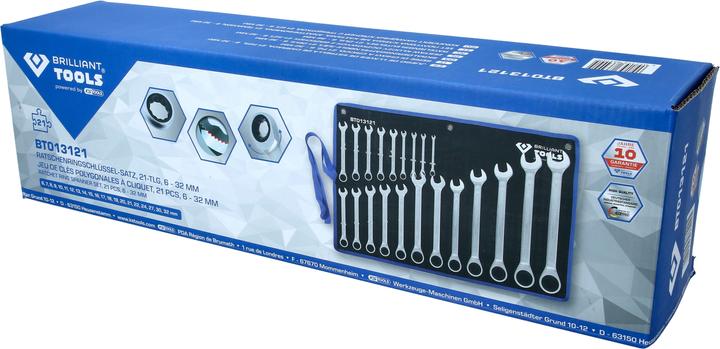 Actual product image KS Tools Ratchet ring spanner set (32 mm, 18 mm, 11 mm, 12 mm, 20 mm, 19 mm, 27 mm, 15 mm, 13 mm, 25 mm, 6 mm, 21 mm, 7 mm, 14 mm, 29 mm, 8 mm, 10 mm, 30 mm, 23 mm, 26 mm, 22 mm, 17 mm, 28 mm, 9 mm, 16 mm, 24 mm, 31 mm)