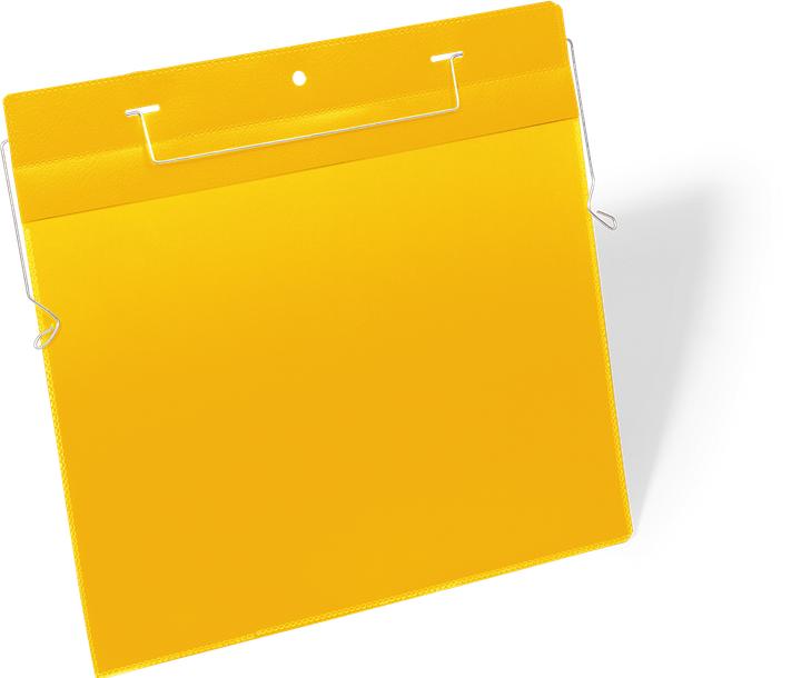 Produktbild Durable Kennzeichnungstaschen mit Drahtbügel (A4, 50 x)