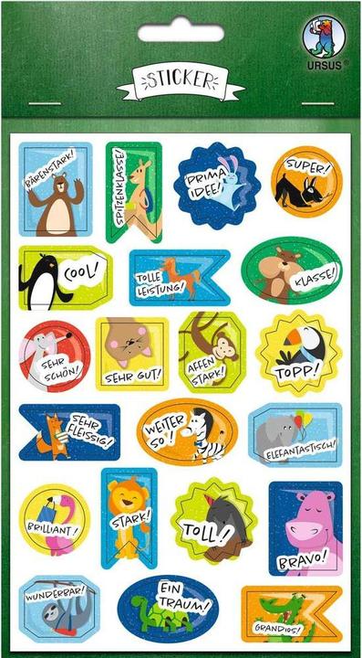 Produktbild Ursus Motivsticker Belohnung 84 Sticker, Mehrfarbig