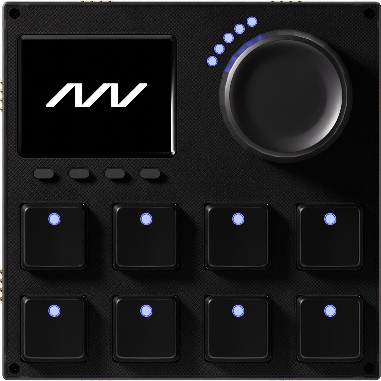 Intech Studio Grid Series 3 - VSN1 Screen on Left (Controllo), Controller MIDI, Nero