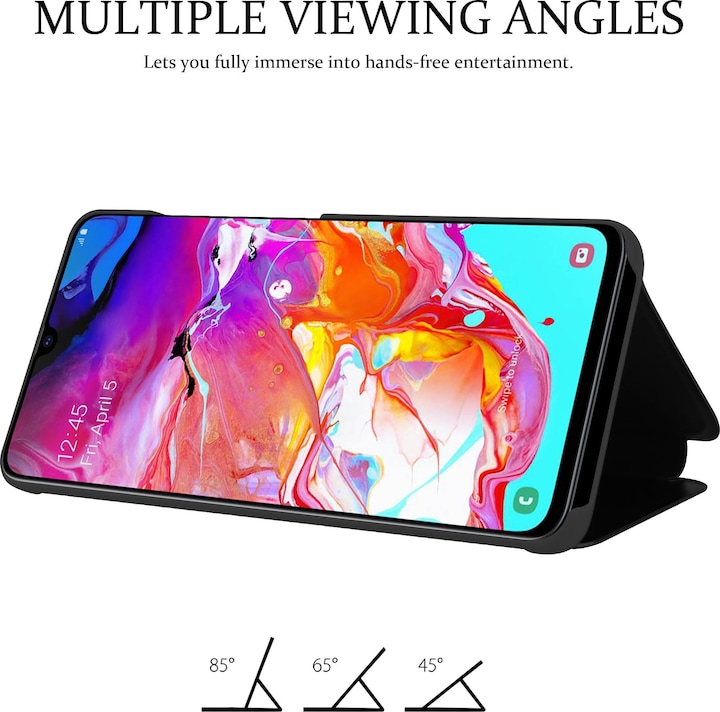 Immagine prodotto Cadorabo Copertina per specchietto retrovisore Smart View a libro (Samsung Galaxy A70)