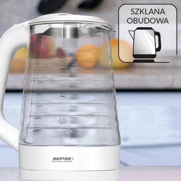 Produktbild MPM Schnurloser Wasserkocher 1,7l MCZ-124 (1.70 l)