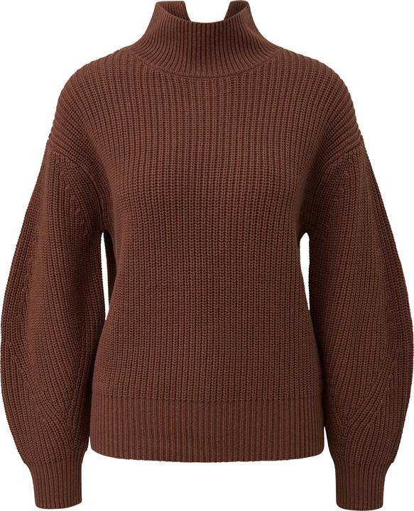 Produktbild s.Oliver Strickpullover Relaxed Fit Strickpullover mit Stehkragen (42)
