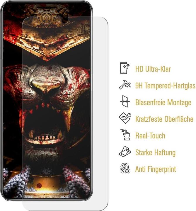 Produktbild Protectorking 1x 3D A++ echtes Tempered 9H Panzerhartglas KLAR (1 Stück, OnePlus 7T)