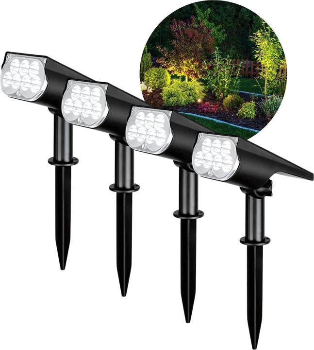 Hermex LED Solar Gartenstrahler (30 lm, IP65)