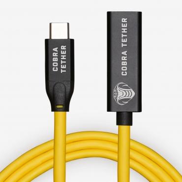 Image du produit Cobra CobraTether USB-C Extention 5m Ÿellow (5 m, USB 3.2)