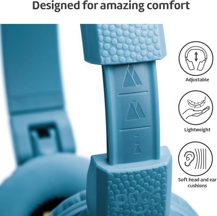 Actual product image Pogs The Gecko 2 Kinderkopfhörer mit Lautstärkebegrenzung