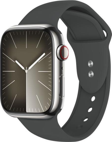 Actual product image Crong Liquid - Apple Watch Armband 42/44/45/49 mm (Graphit) (49 mm, Liquid silicone)