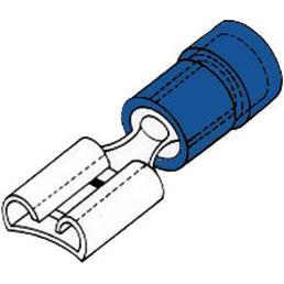 Velleman Connettore femmina 6.4Mm blu, Cavo + Spina elettrica, Blu