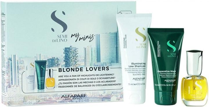 Immagine prodotto Alfaparf Semi Di Lino My Minis Blonde Lovers Kit (Set per la cura dei capelli)