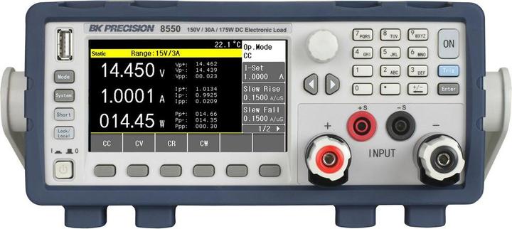 Produktbild BK Precision Elektronische DC-Last, USB / RS232 / Handler, Programmierbar, 150V, 30A, 175W