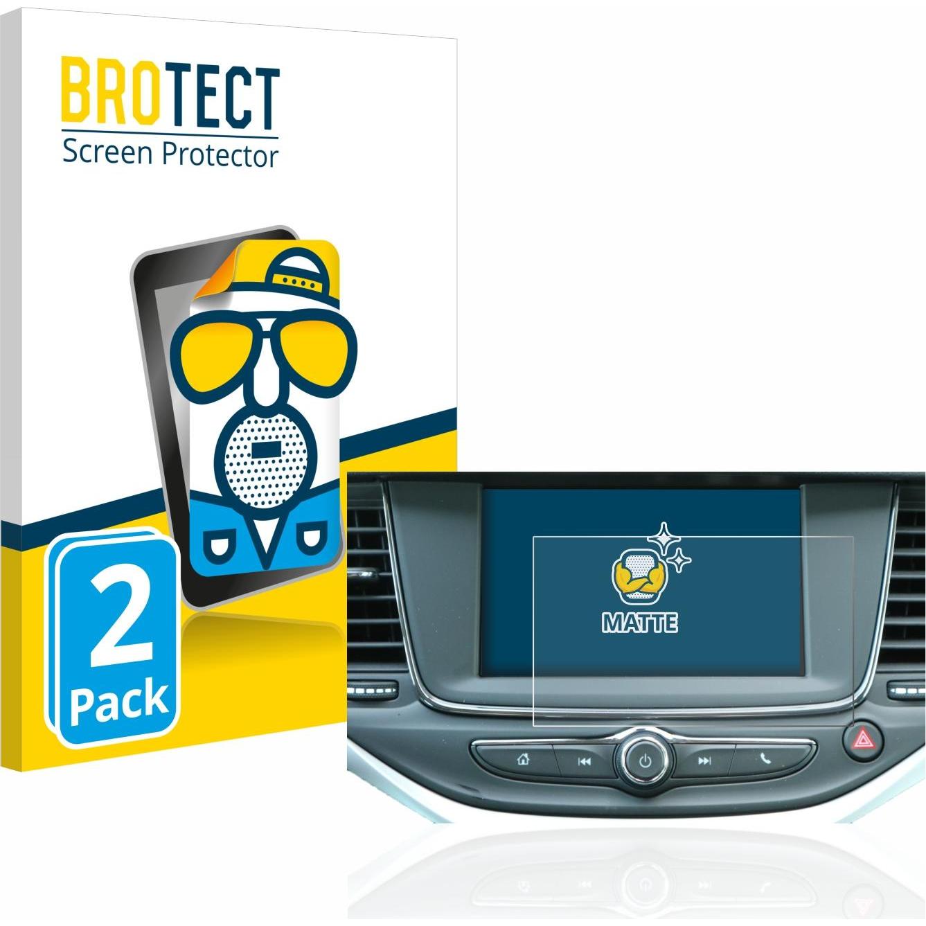 BROTECT, Fahrzeug Navigation Zubehör, Entspiegelungs-Schutzfolie Displayschutz Matt