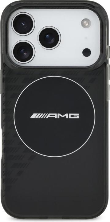 Produktbild Mercedes Case AMG Double Layer Transparent Smocked MagSafe for iPhone 17 Pro black (Apple iPhone 17 Pro)
