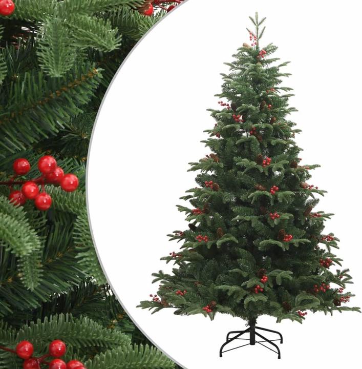 Produktbild vidaXL künstlicher klappbarer Weihnachtsbaum (210 cm)