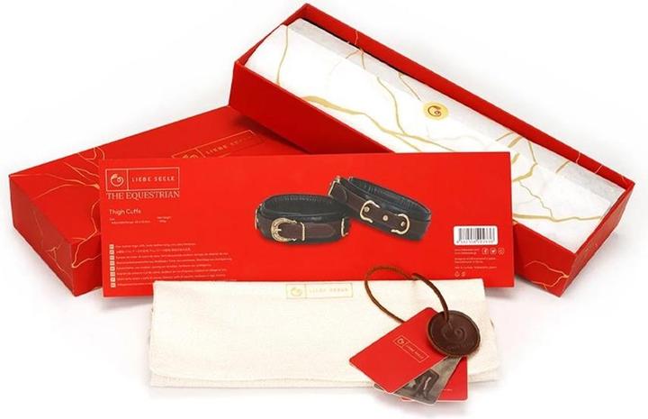 Actual product image Liebe Seele Leather thigh cuffs