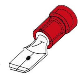 Velleman Male Connector 6.4Mm Red, Elektronikkabel + Stecker, Rot