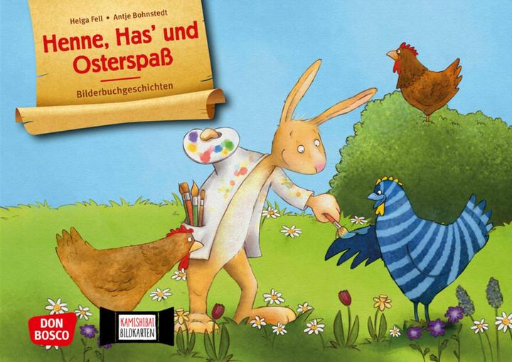 Image du produit Fell:Poule, lapin' et plaisir de Pâques. Kamishi (Allemand, Helga Skin, 2022)
