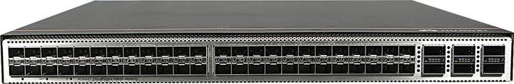 Produktbild Huawei CE6863E-48S6CQ switch 5GE SFP28 0GE QSFP28 2xAC power modules 4xfan modules port-side (100 Ports)