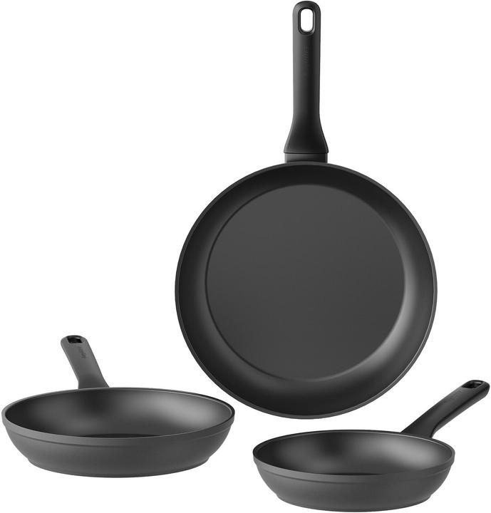 Immagine prodotto BergHoff Set di padelle HELIX AH, 3 pezzi (28 cm, Set di pentole e padelle da cucina, Alluminio)