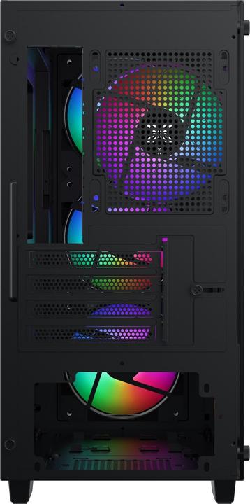 Actual product image Xigmatek Boitier Mini Tour Micro ATX NYX Air II RGB avec panneau vitré (Noir) (mATX, Mini-ITX)
