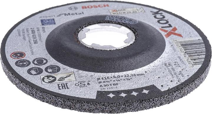 Immagine prodotto Bosch Professional Zubehör Disco da sbavo PRO Metal X-Lock, 115 x 6 x 22,23 mm (P120)