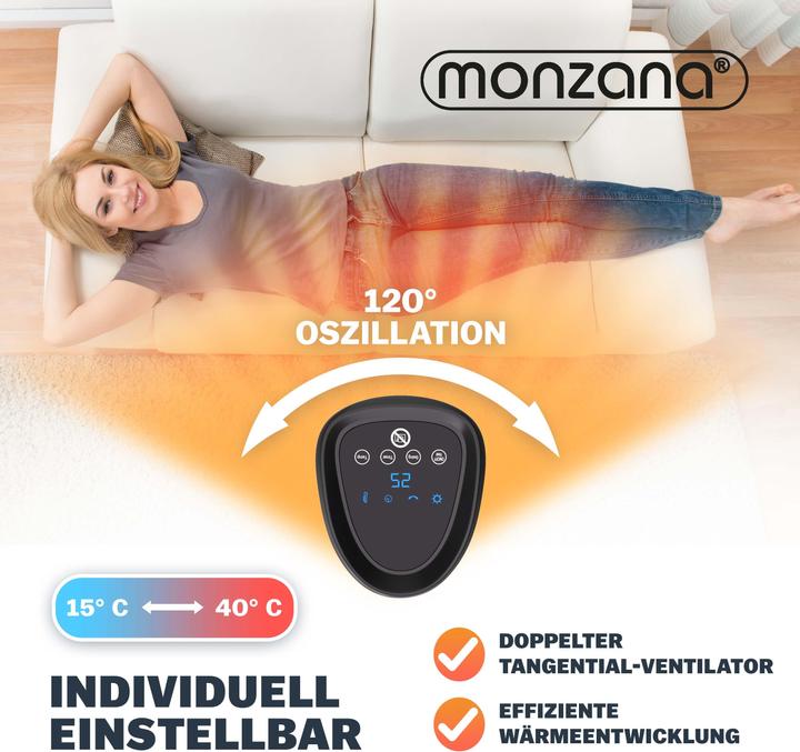Immagine prodotto Monzana Termoventilatore ceramico (2000 W)