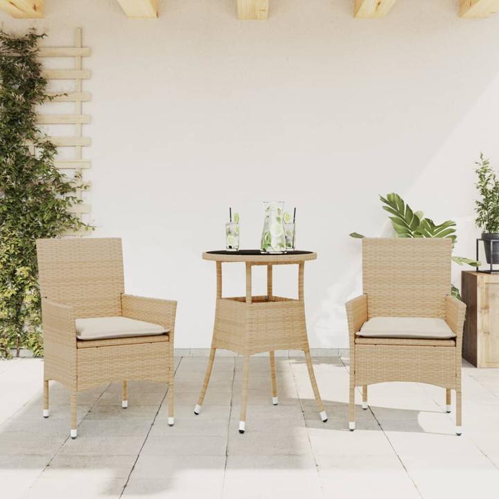Produktbild vidaXL Garten Essgruppe (60 x 60 x 75 cm)