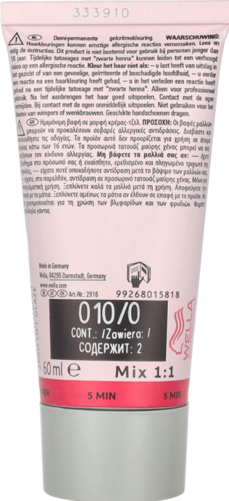 Image du produit Wella Professionals Shinefinity Zero Lift Glaze (10, 0 - Flash naturel)