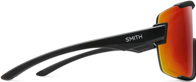 Image du produit Smith Chat sauvage (Noir mat, Miroir rouge, Rouge)