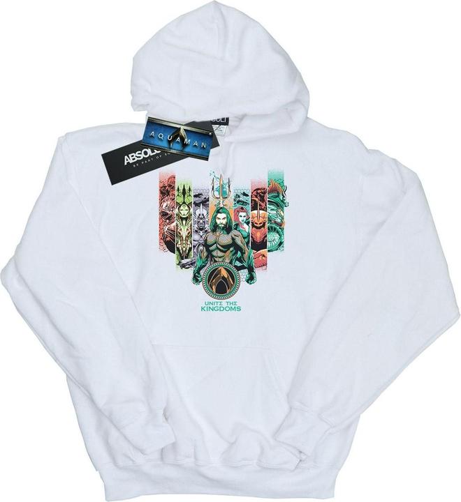 Immagine prodotto Aquaman Unite The Kingdoms Felpa con Cappuccio Ragazzi (140, 146)