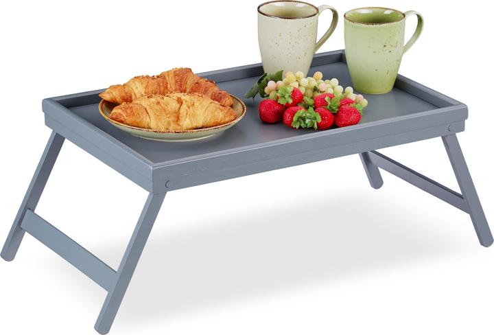 Actual product image Relaxdays Grey Breakfast Tray