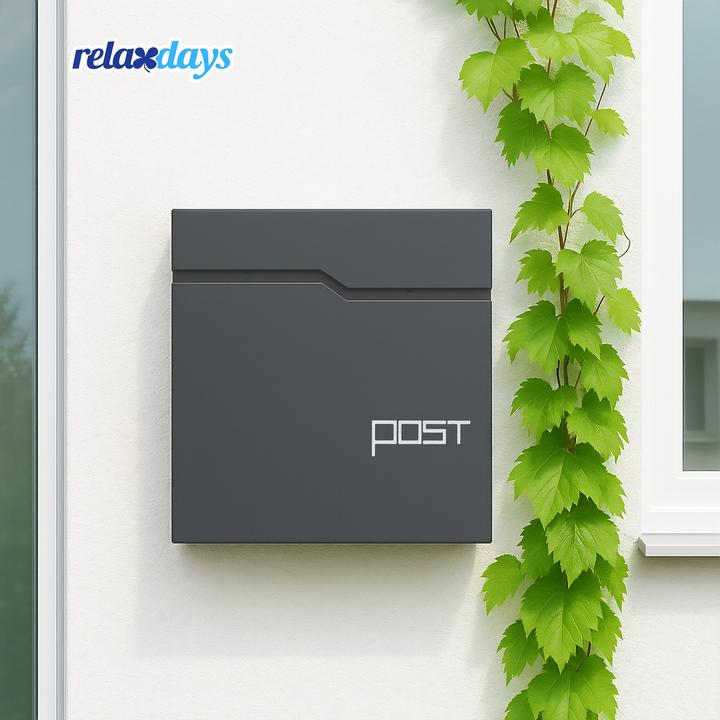 Productafbeelding Relaxdays Briefkasten mit Zeitungsfach