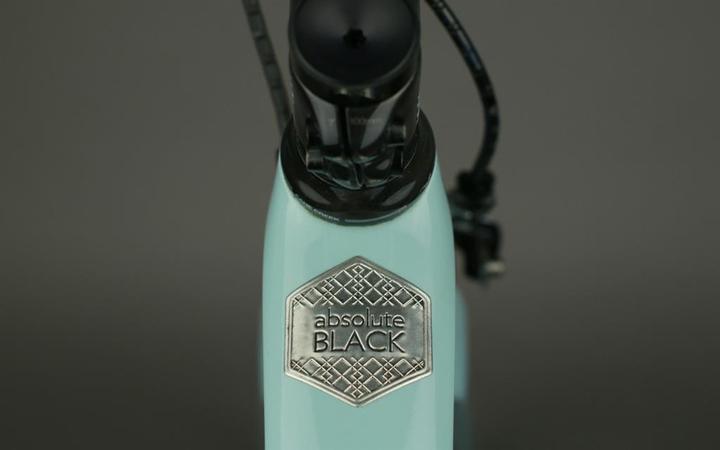 Actual product image AbsoluteBlack Metal stickers